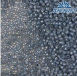 Zdjęcie - Koraliki TOHO Round Permanent Finish - Silver-Lined Milky Montana Blue 11/0